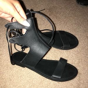 ASOS black gladiator sandals
